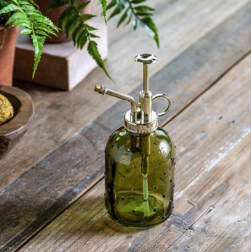 Pretty Green Dotted Glass Mister
