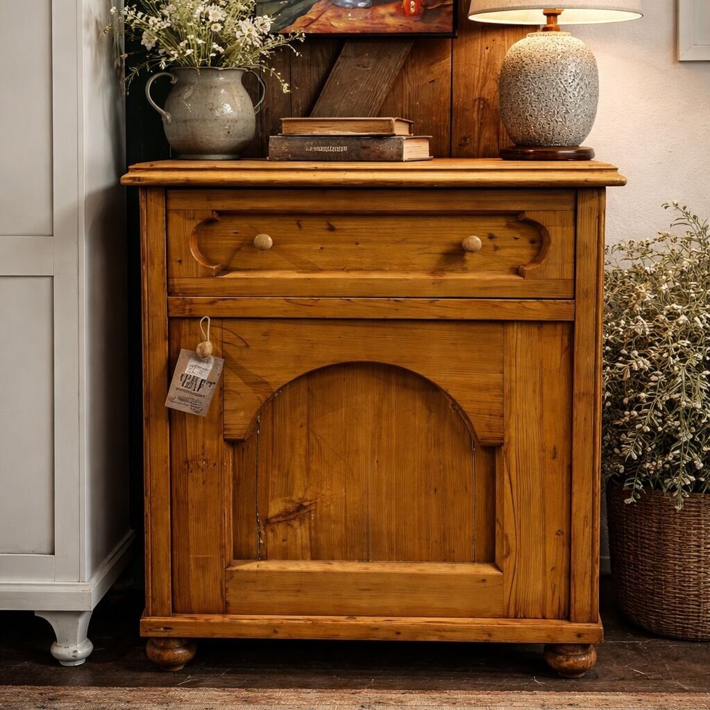 Natural Yellow Pine Cabinet