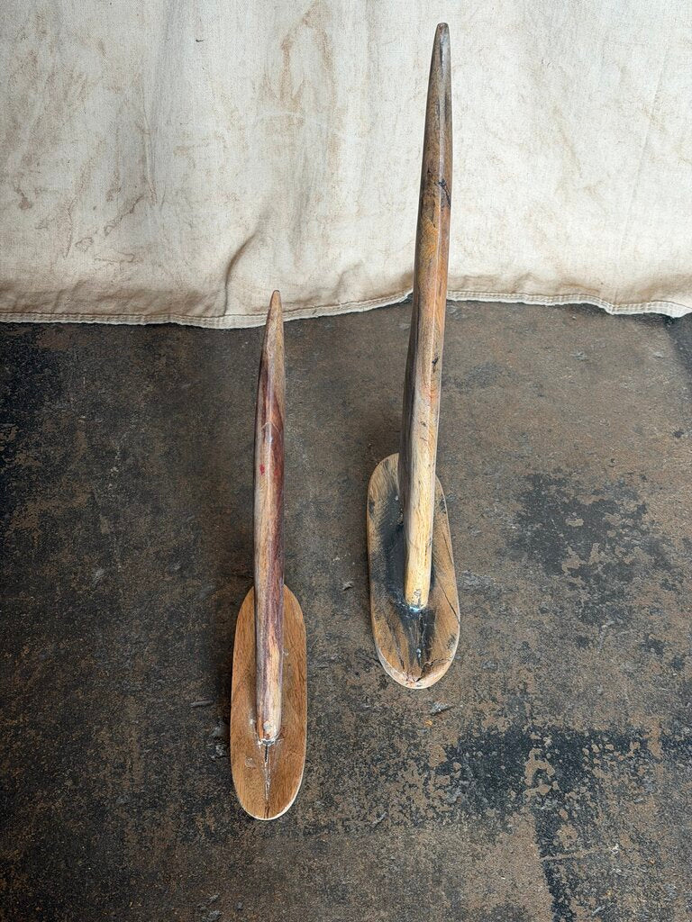 Vintage Smooth Wooden Boat