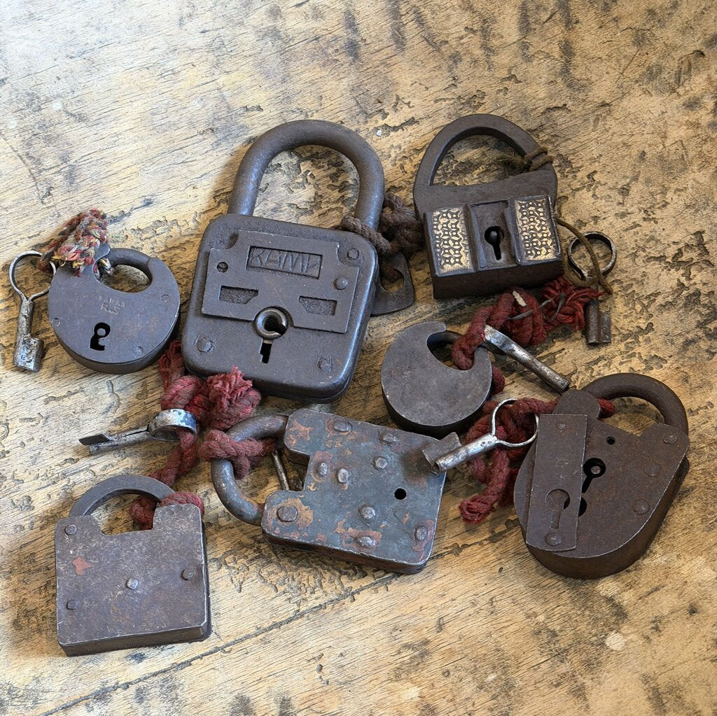 Authentic Vintage Iron Lock