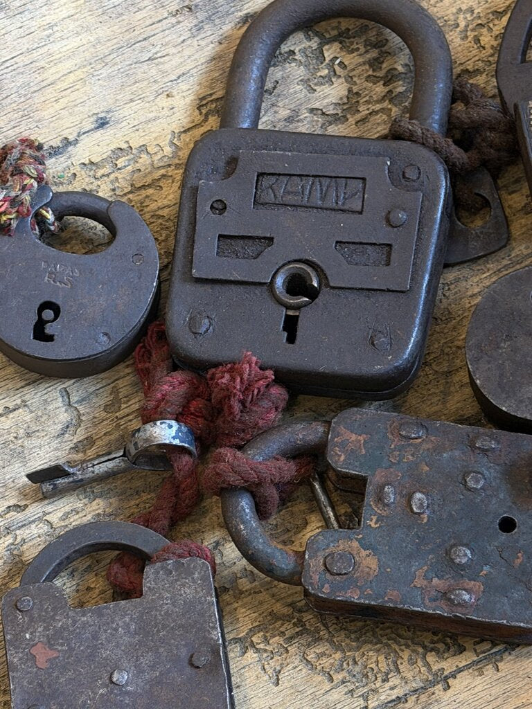 Authentic Vintage Iron Lock