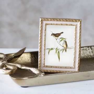 Gold Photo Frame w/ Birds