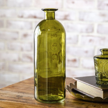 Olive Green Bud Vase