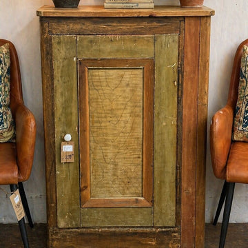Authentic European Natural & Green Cabinet