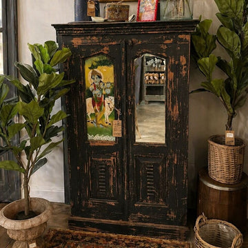 2 Glass India Cabinet