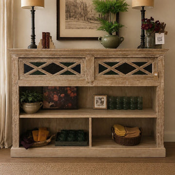Wooden Colored Window Shelf
