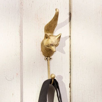 Bronze Fox Wall Hook