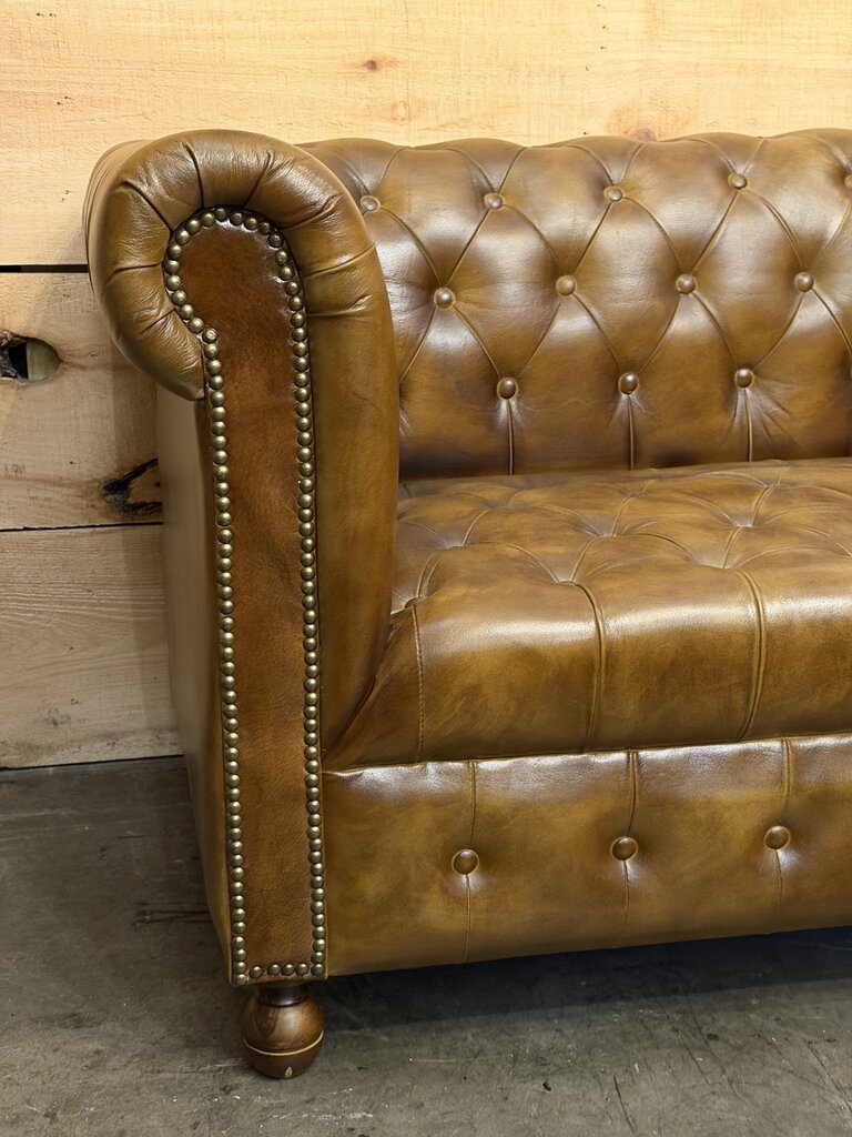 Leather Chesterfield Sofa