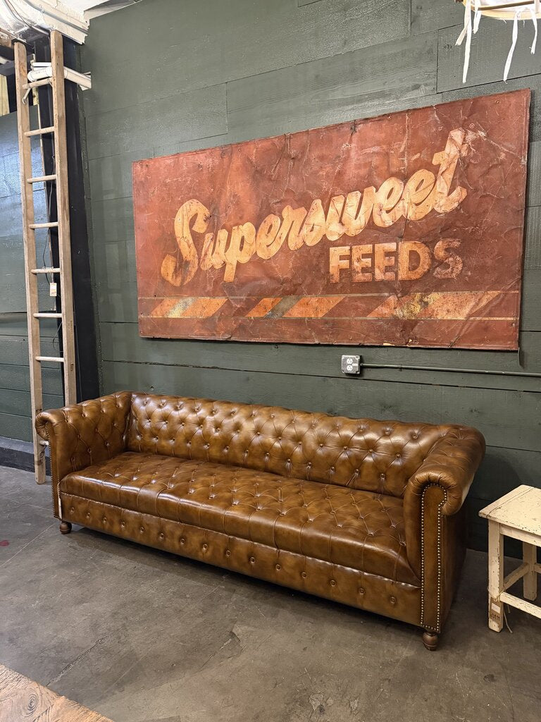 Leather Chesterfield Sofa