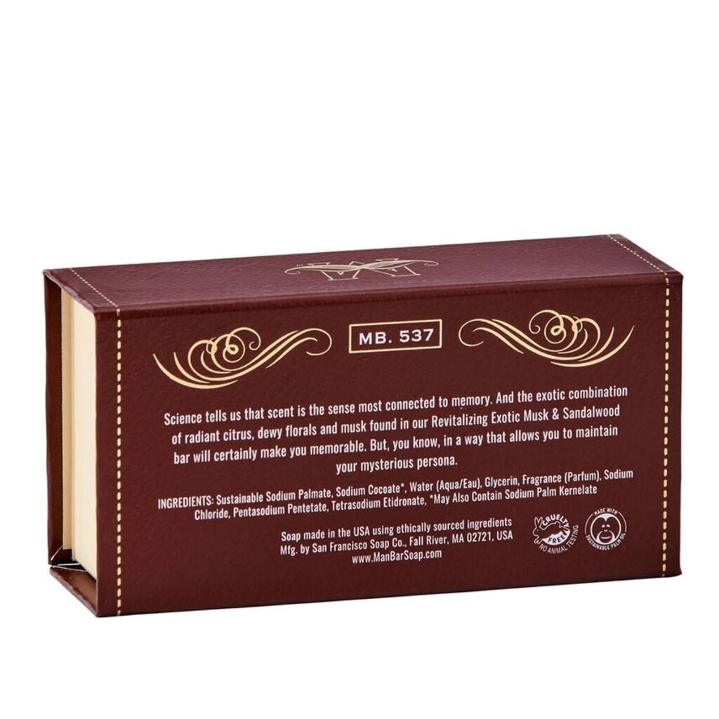 Exotic Musk + Sandalwood Bar Soap
