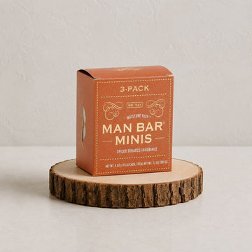 Spiced Tobacco Man Bar Mini Set Of 3