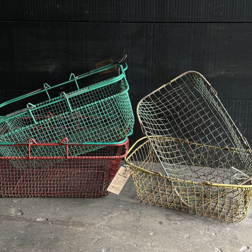 Authentic European Wire Basket