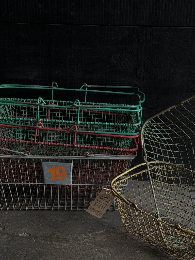 Authentic European Wire Basket
