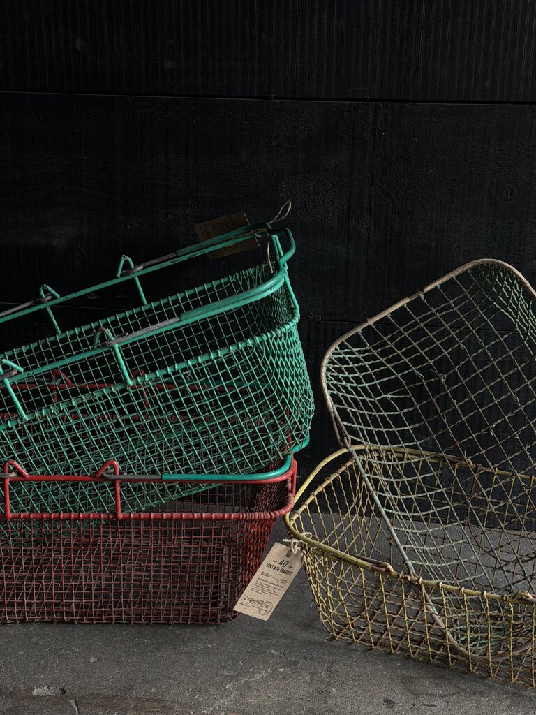 Authentic European Wire Basket