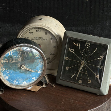 Authentic Vintage Metal Clock