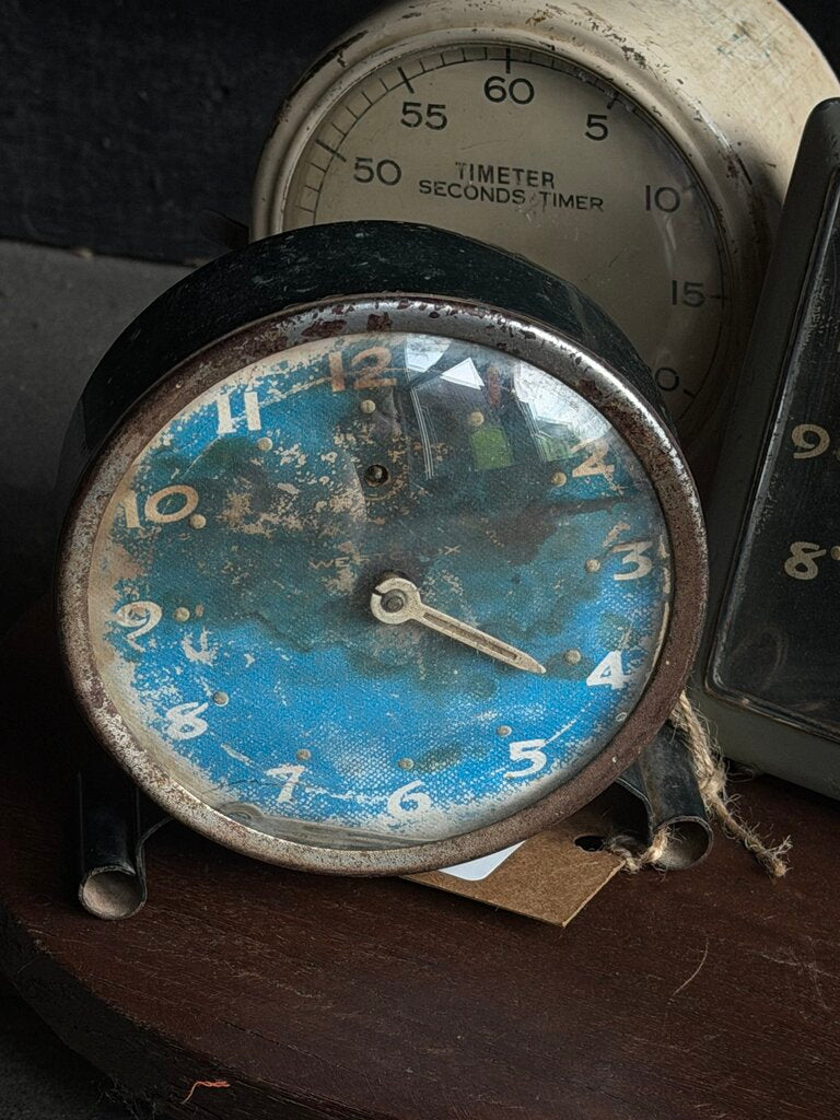 Authentic Vintage Metal Clock