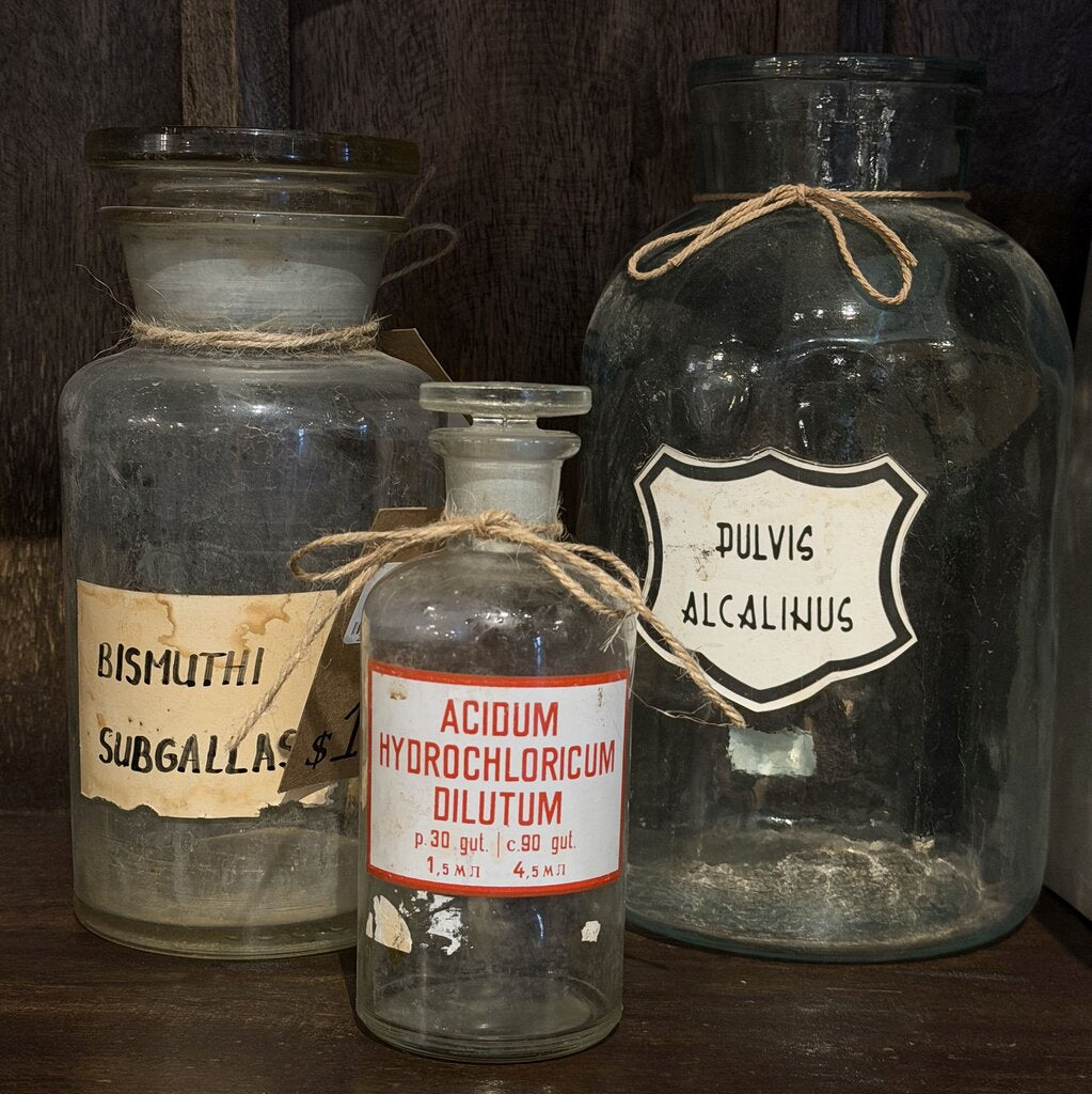 European Pharmacy Bottle