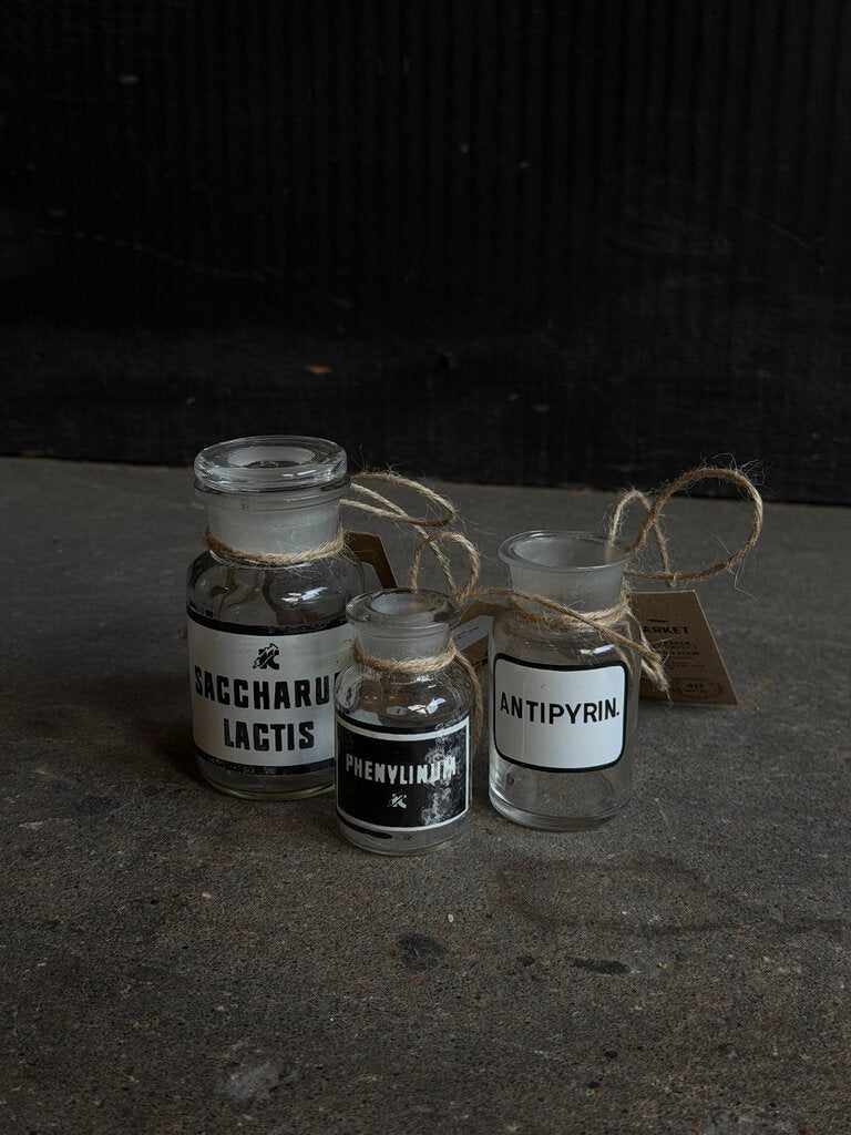 European Pharmacy Bottle