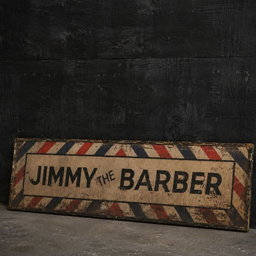 "Jimmy The Barber" Sign