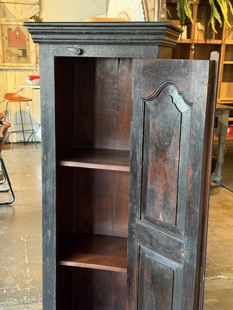Black Skinny Wooden Cabinet