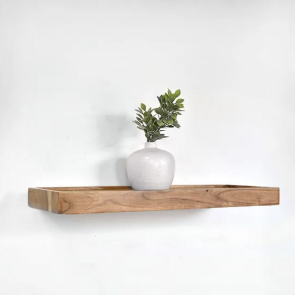 Floating Wood Shelf