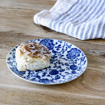 Beautiful Blue Floral Plate