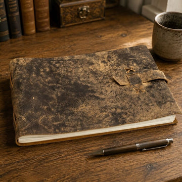 Distressed Leather Journal/Guest Book