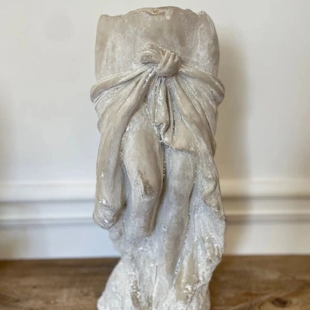 Cement Lady Skirt Planter