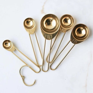 Gold Stainless Steel Measuring Spoon