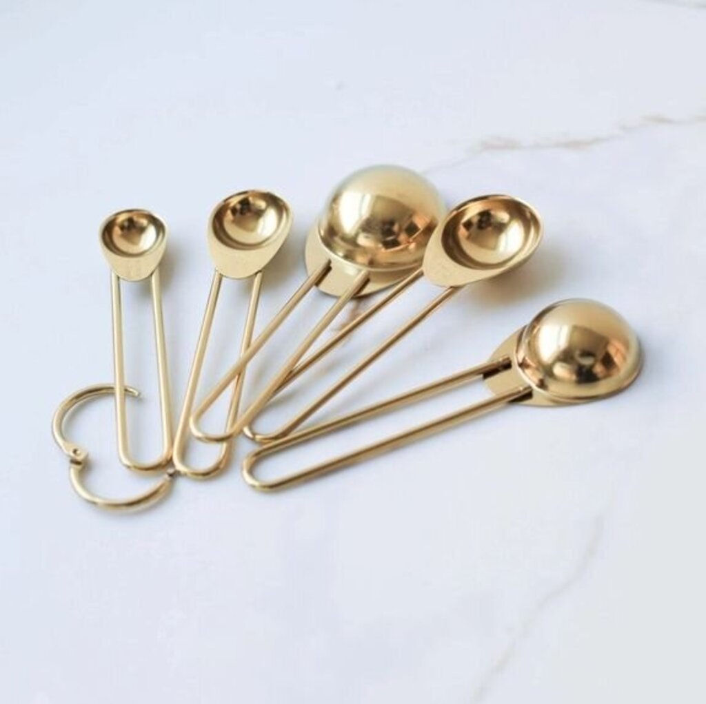 Gold Stainless Steel Measuring Spoon