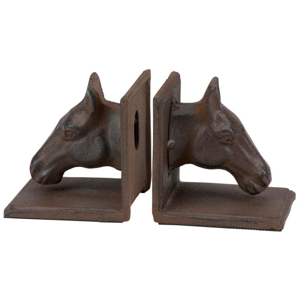 Horse Head Bookends - Set