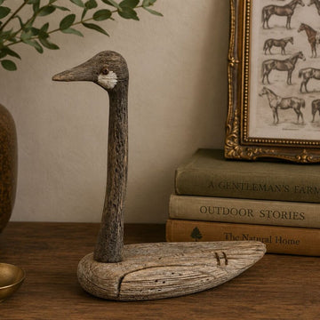 Wooden Goose Sitter