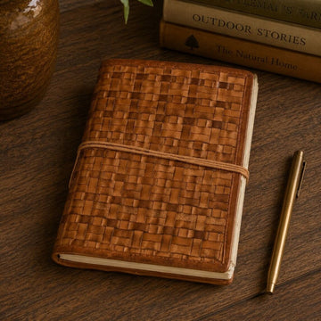 Woven Leather Journal