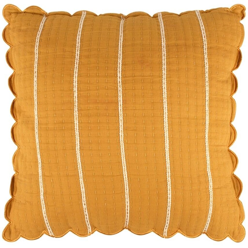 Saffron Scallop Pillow