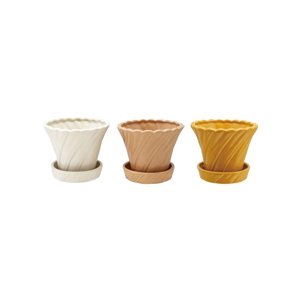 Twisted Planter + Saucer