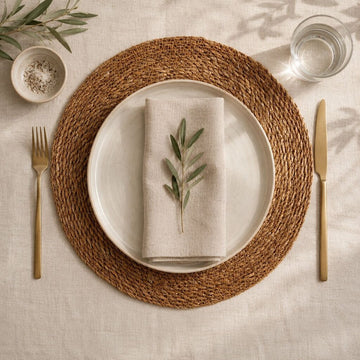 Round 15" Seagrass Placemat