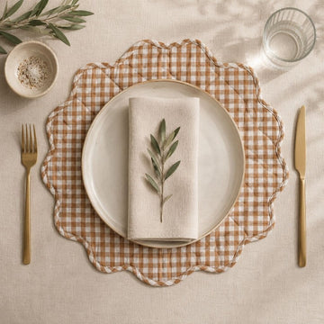 Quilted Gingham Placemat