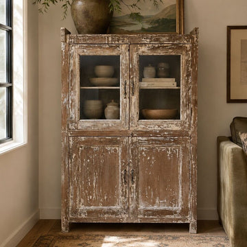 4 Door Wood Cabinet