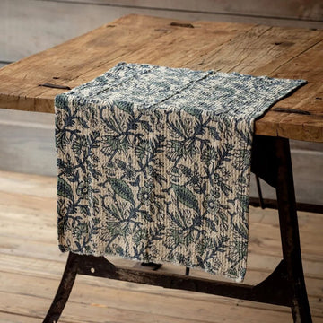 Blue Cornflower Botanical Dishtowel