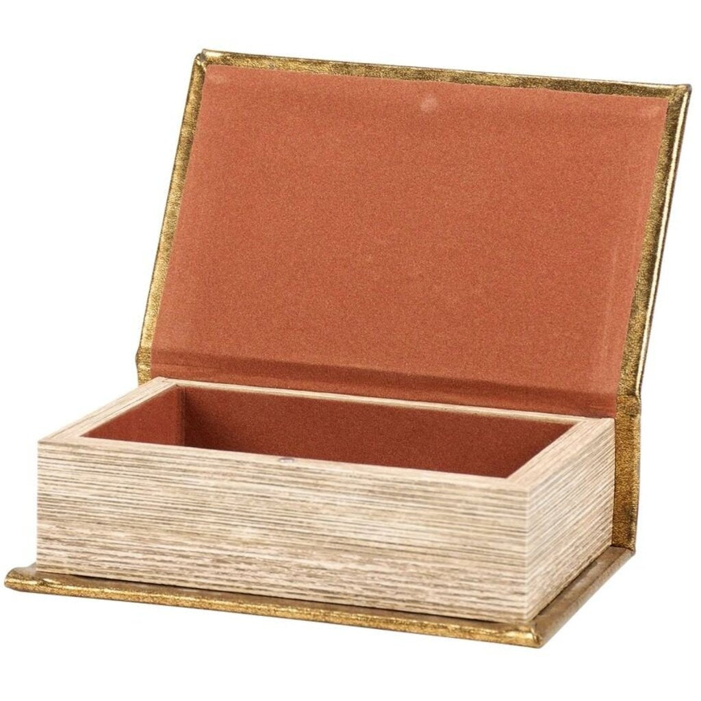 Decorative Gold Deer Book Box
