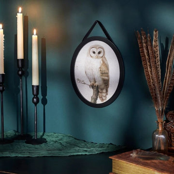 White Owl Hanging Decor