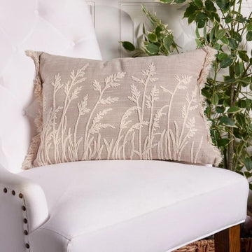 Natural Grasses Lumbar Pillow