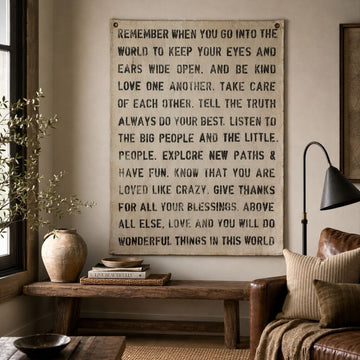 "Remember When..." Wall Tarp