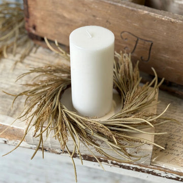 Wheaten Waves Candle Ring