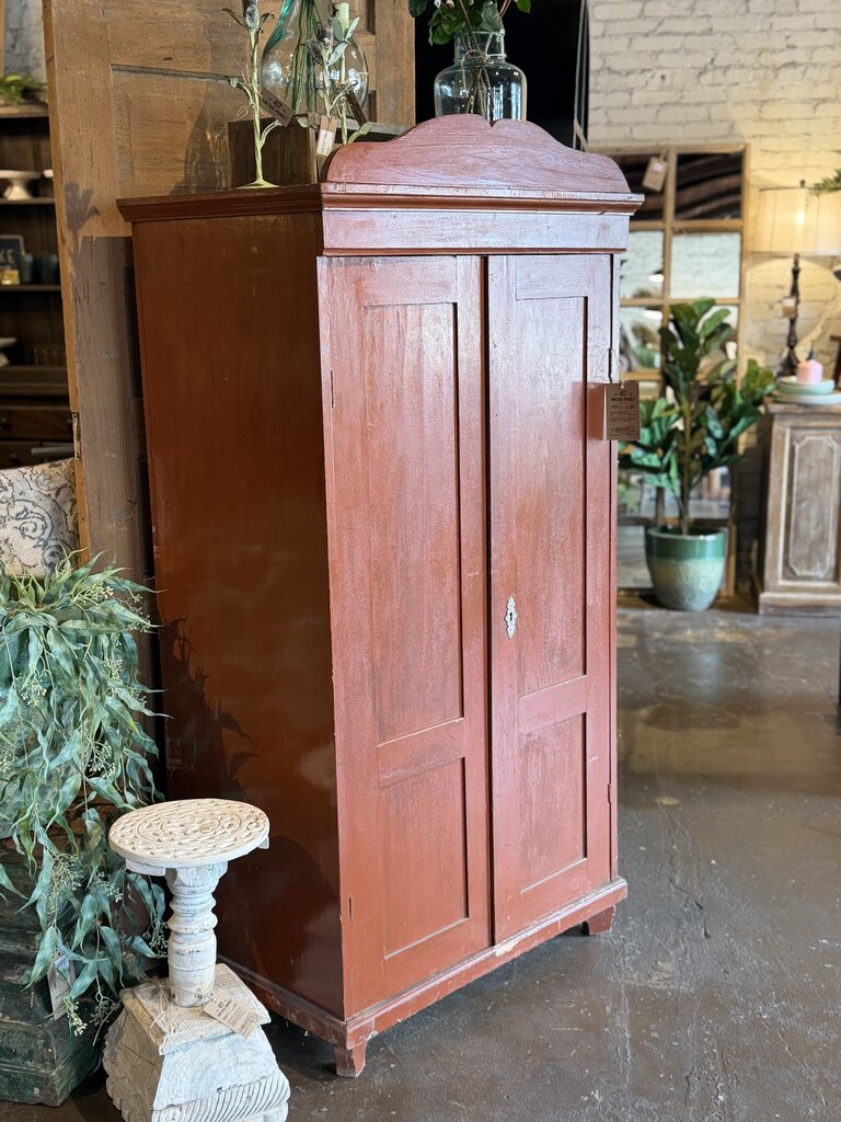 Authentic European Red Cupboard