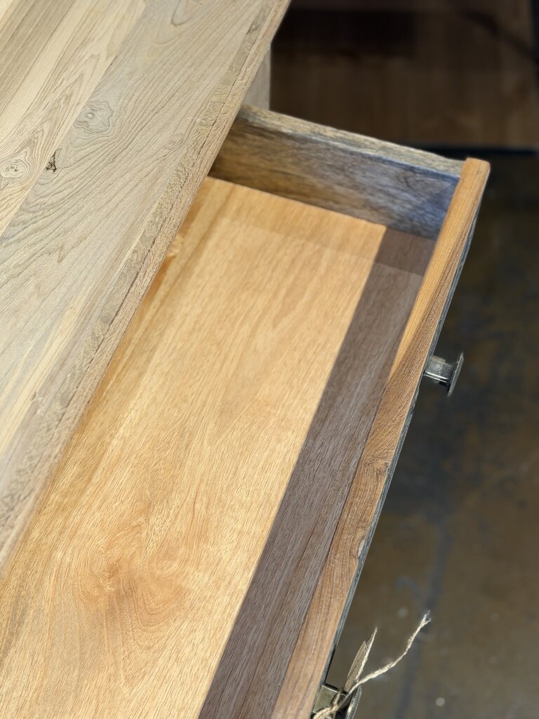 Carved 2 Drawer Console Table
