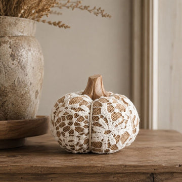 Pretty Lace Vine Pumpkin