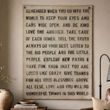 "Remember When..." Wall Tarp