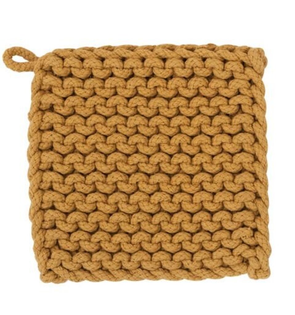 Square Crocheted Cotton Pot Holder