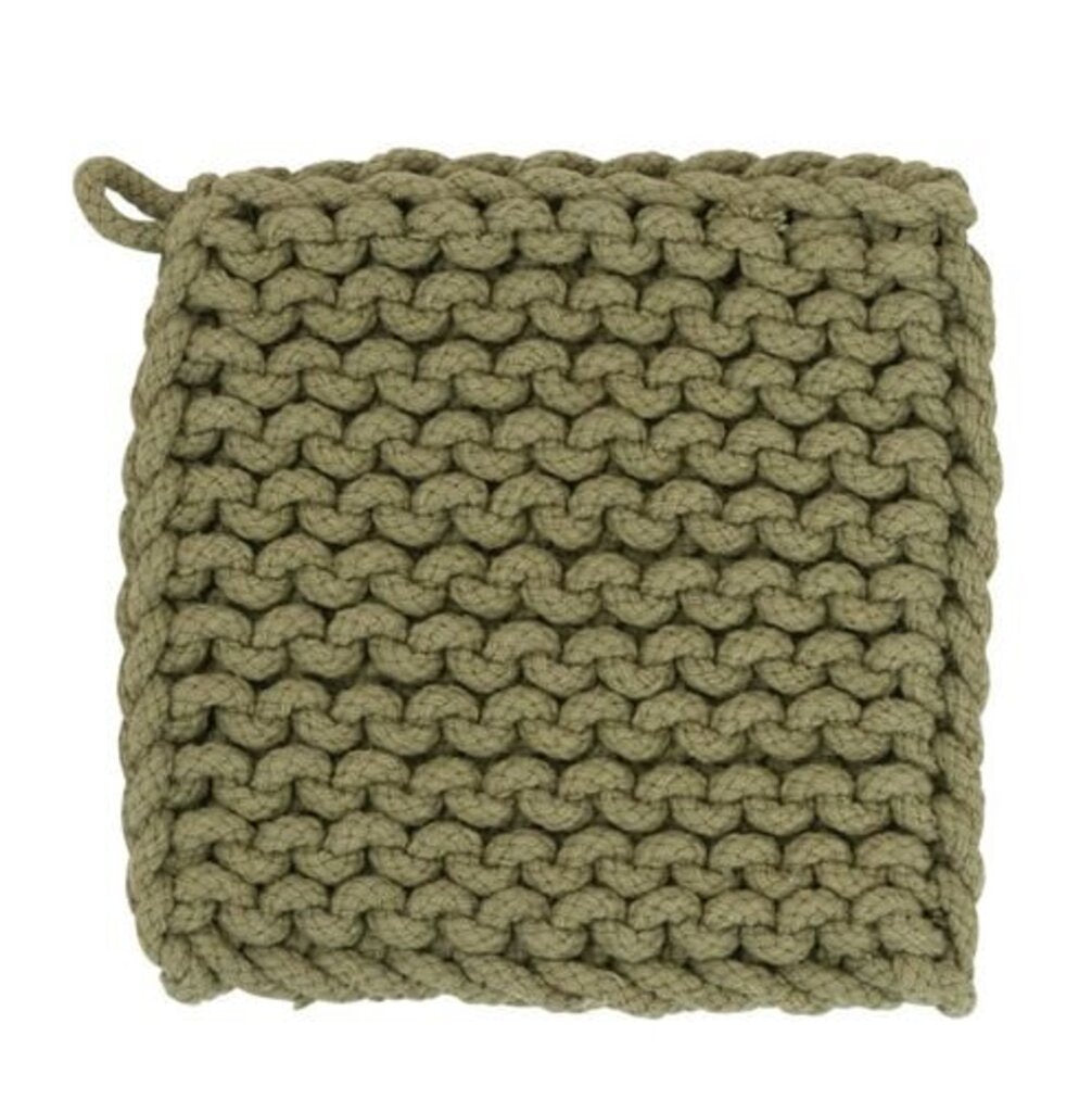 Square Crocheted Cotton Pot Holder
